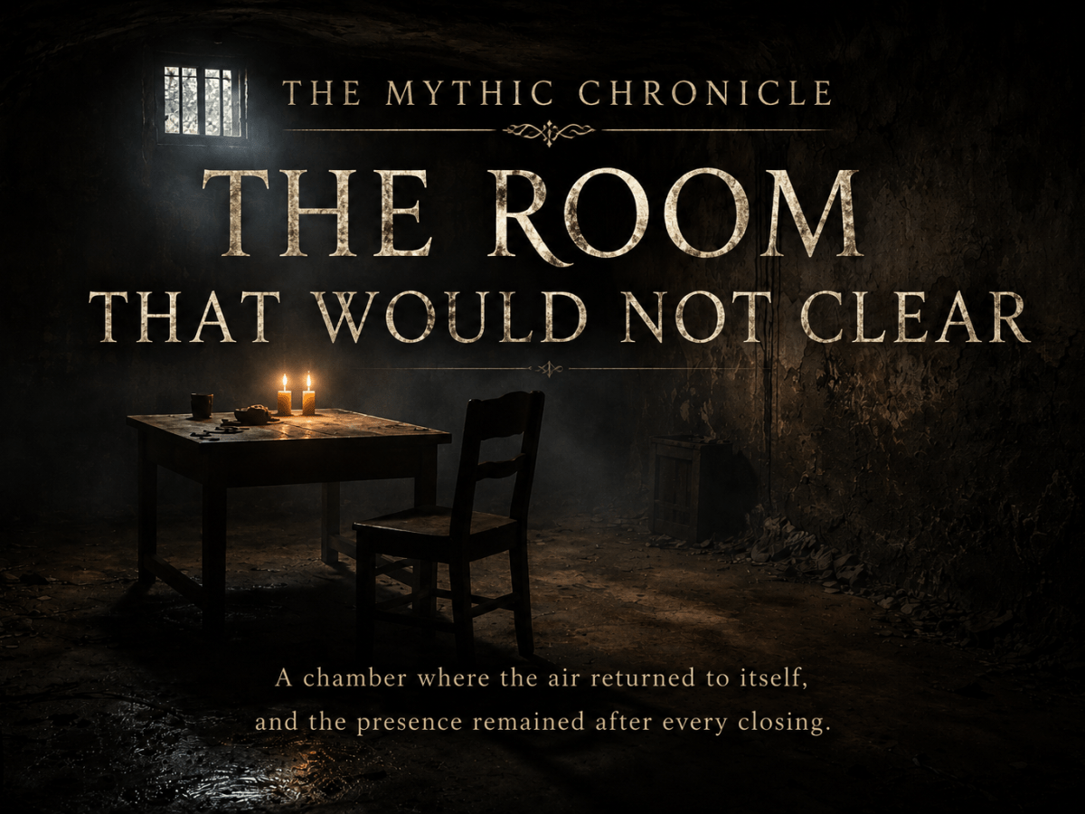 The Mythic Chronicle: The Room That Would Not&nbsp;Clear