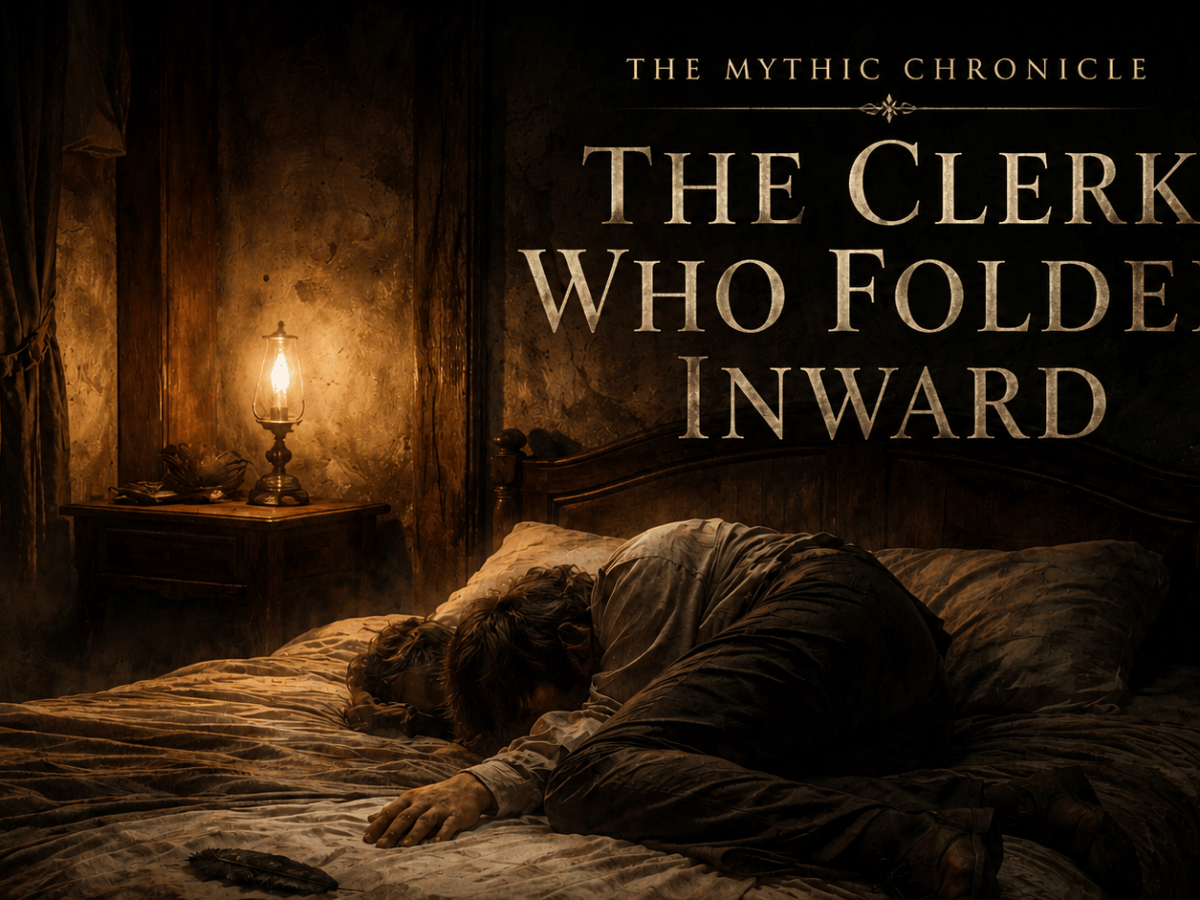The Mythic Chronicle: The Clerk Who Folded&nbsp;Inward