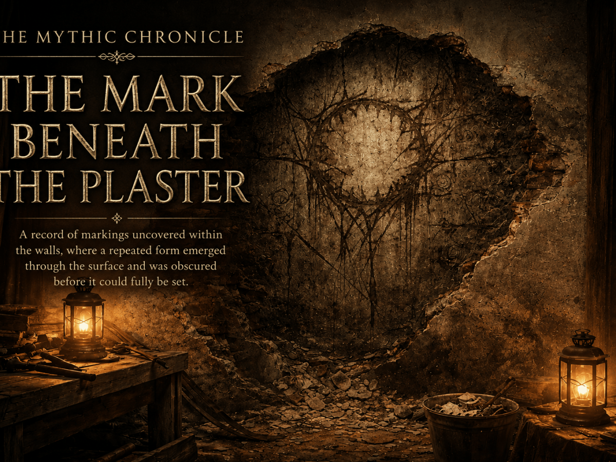 The Mythic Chronicle: The Mark Beneath the&nbsp;Plaster