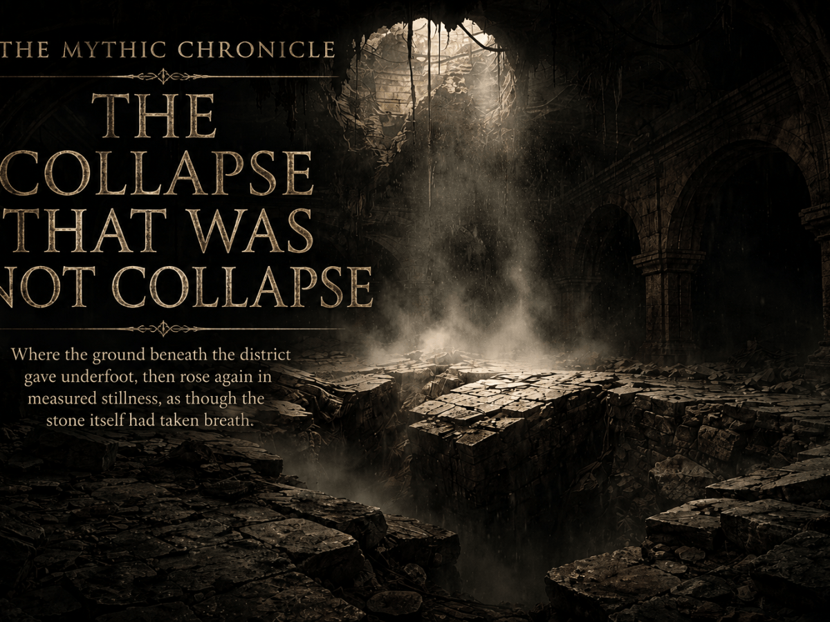 The Mythic Chronicle: The Collapse That Was Not&nbsp;Collapse