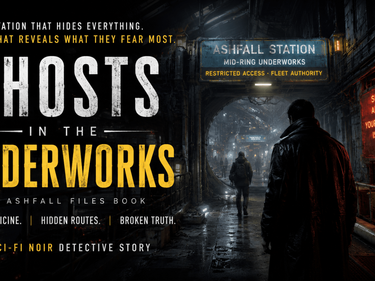 Ghosts in the Underworks: A Sci-Fi Noir Detective Book Set Inside a Failing Space&nbsp;Station