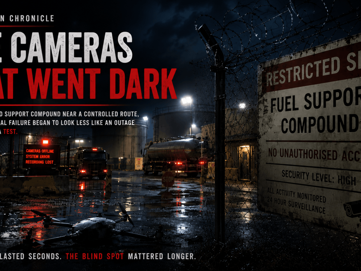The Modern Chronicle: The Cameras That Went&nbsp;Dark