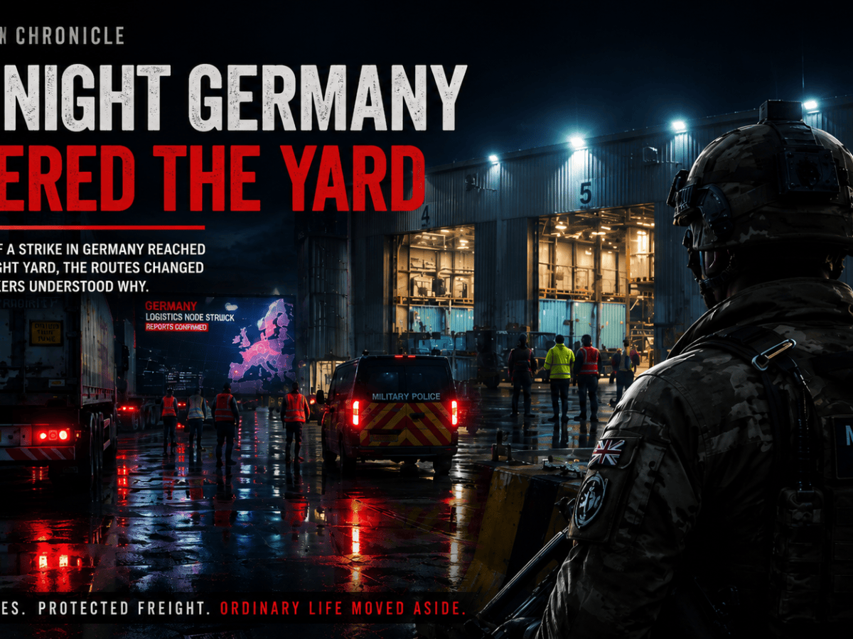 The Modern Chronicle: The Night Germany Entered the&nbsp;Yard